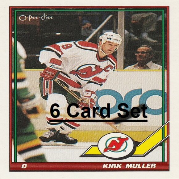 Kirk Muller New Jersey Devils NHL Hockey Card Collection - 6 Card Set - Picture 1 of 7